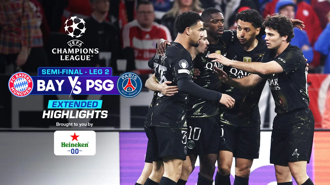   Bayern vs PSG -  Extended Highlights - 7 May 2026 on Sony LIV