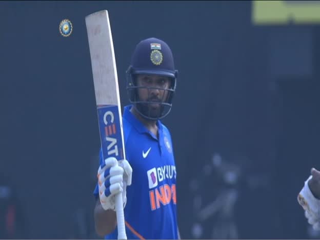 Rohit's 43rd fifty in the 50 over format on JioTV