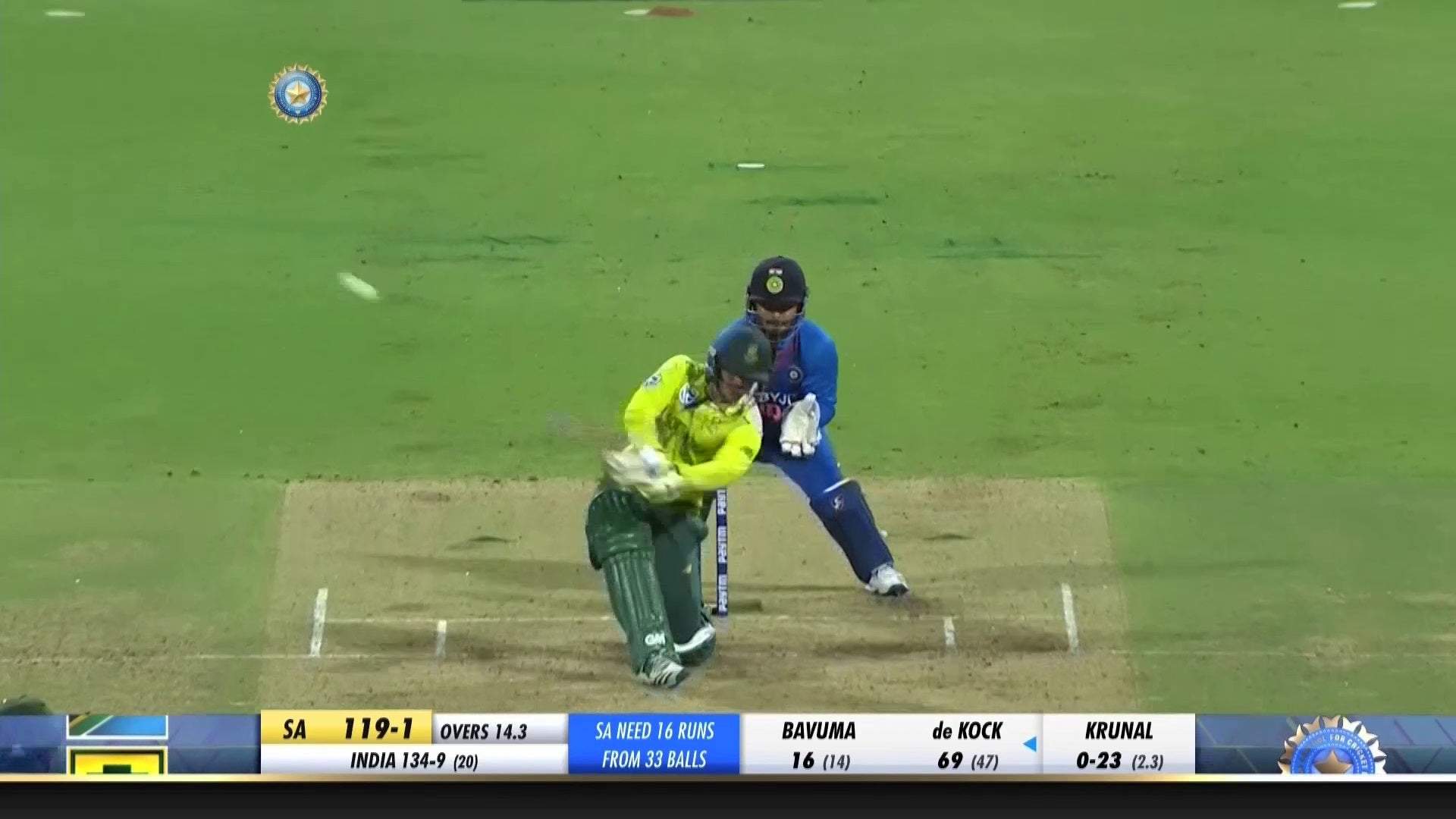 South Africa's sixes in India vs South Africa 3rd T20I on JioTV