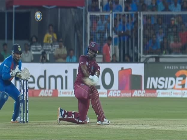 Lewis hits a six! on JioTV