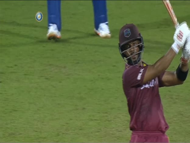 Six powers it into the sightscreen on JioTV