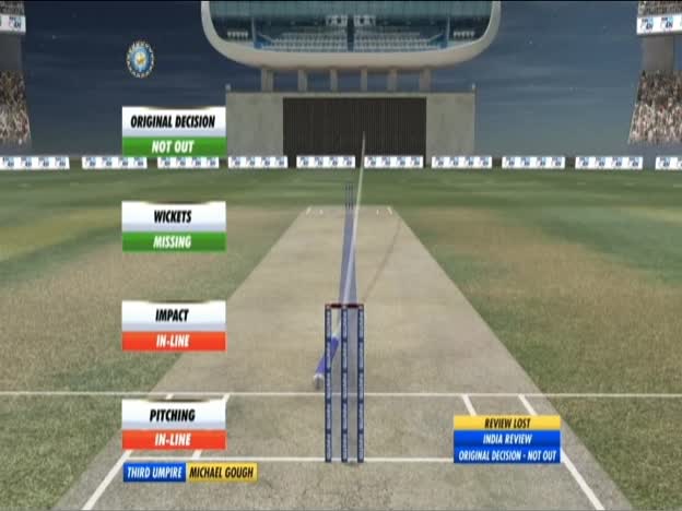 LOST a review for leg-before on JioTV