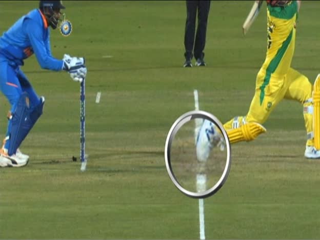 Finch stumped on JioTV