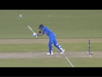 Kohli scores his first boundary! on JioTV