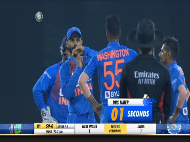 India lost the review on JioTV