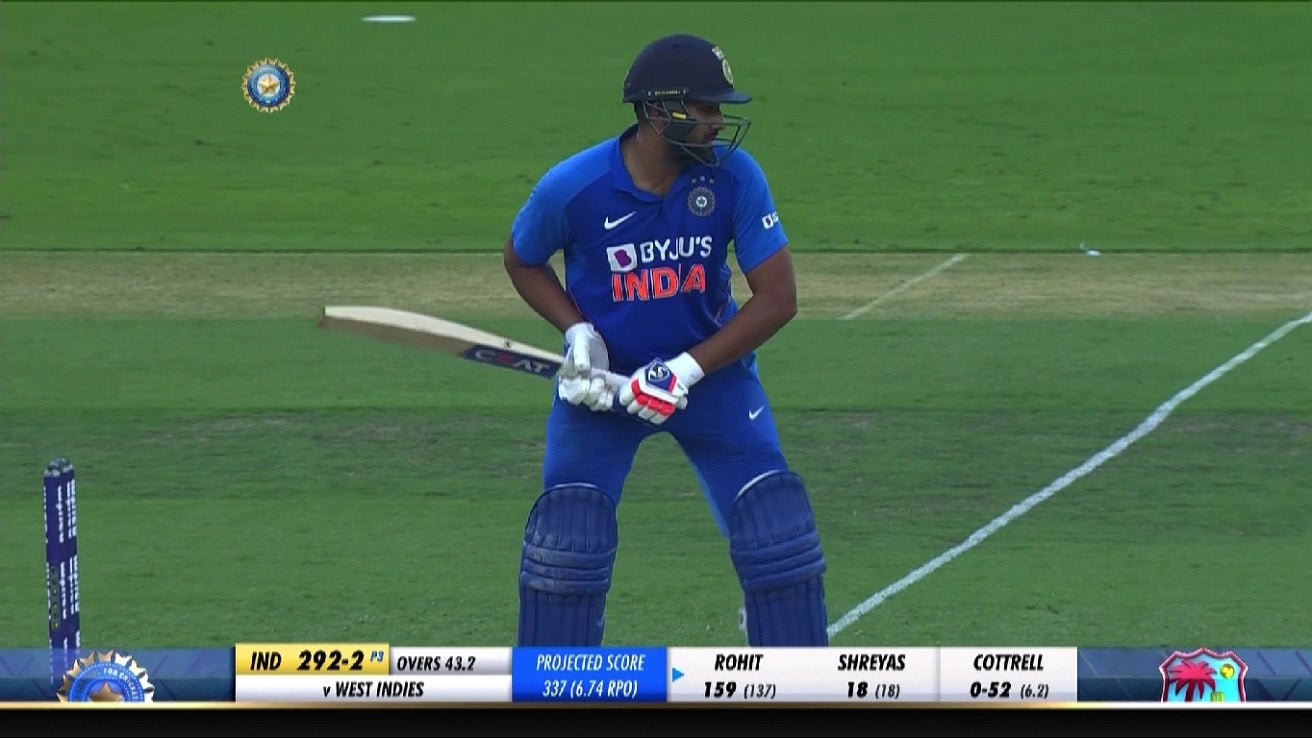 Inning highlights of India on JioTV