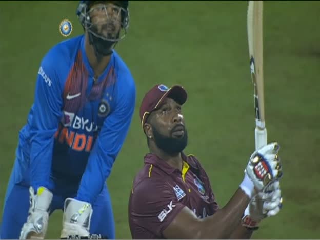 Pollard hits a six! on JioTV