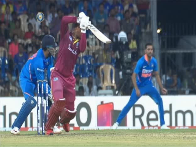 Hetmyer powers it wide of deep on JioTV