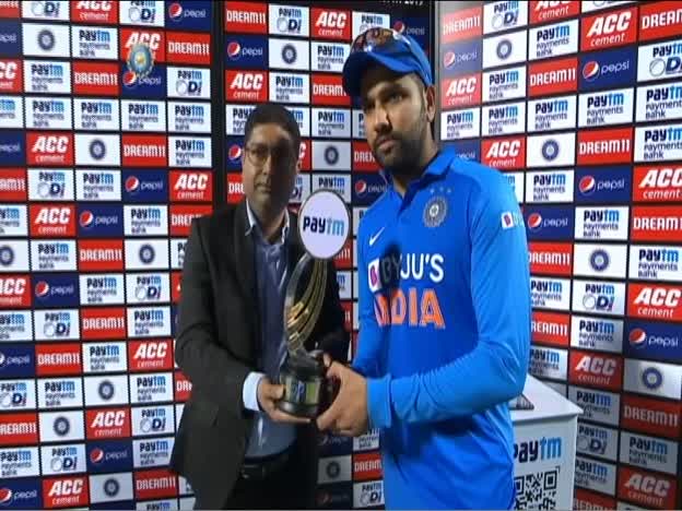 Man of the match Rohit Sharma on JioTV