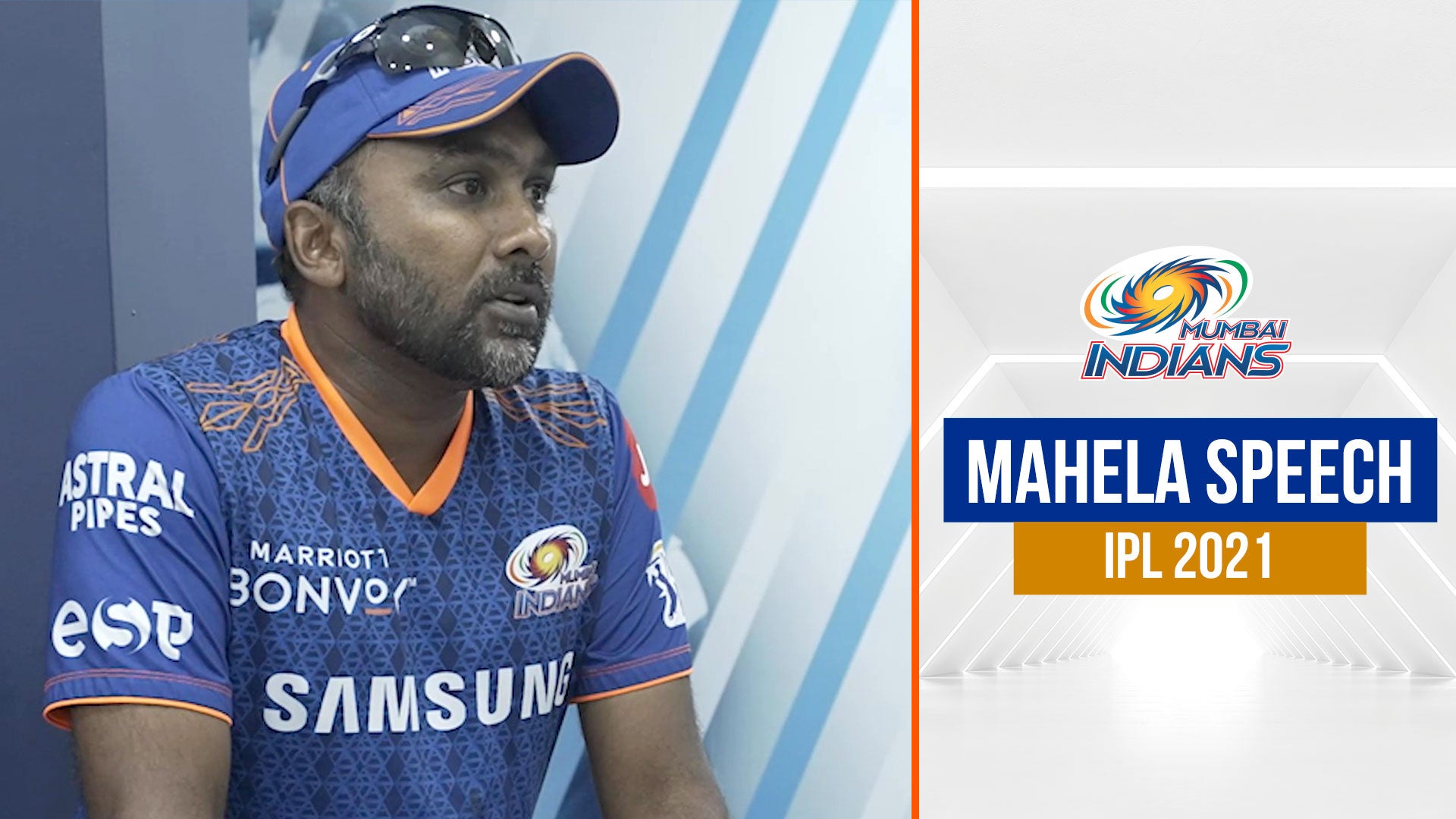 Head Coach Mahela Jayawardene's speech post MI's victory against SRH on JioTV