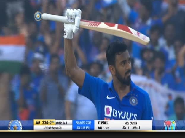 KL Rahul third ODI hundred on JioTV