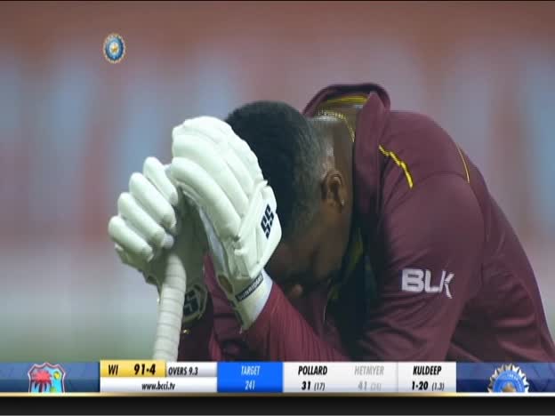 West Indies lose 4th Wicket on JioTV