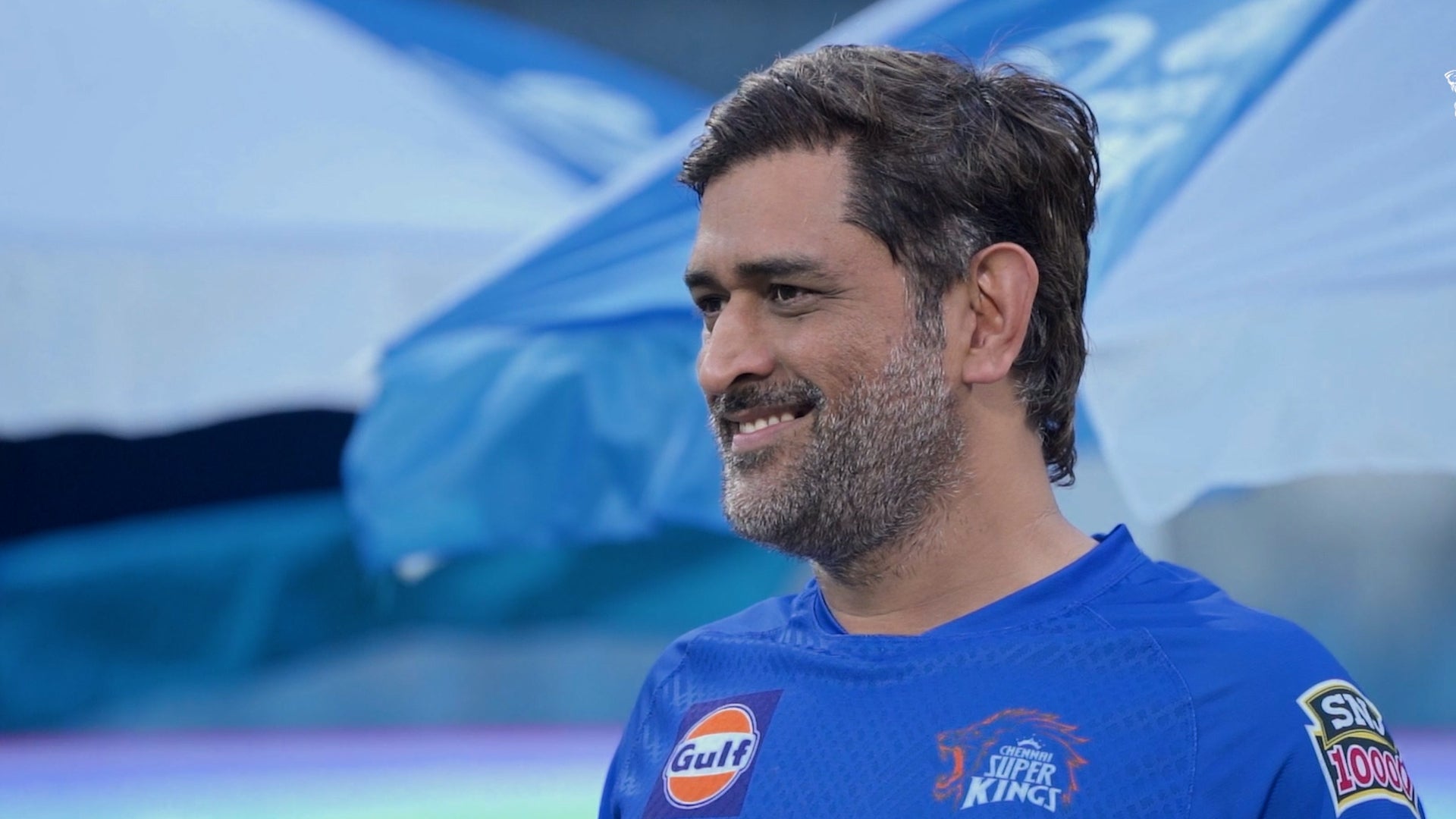 Skipper MSD is all smiles at teams performances on JioTV