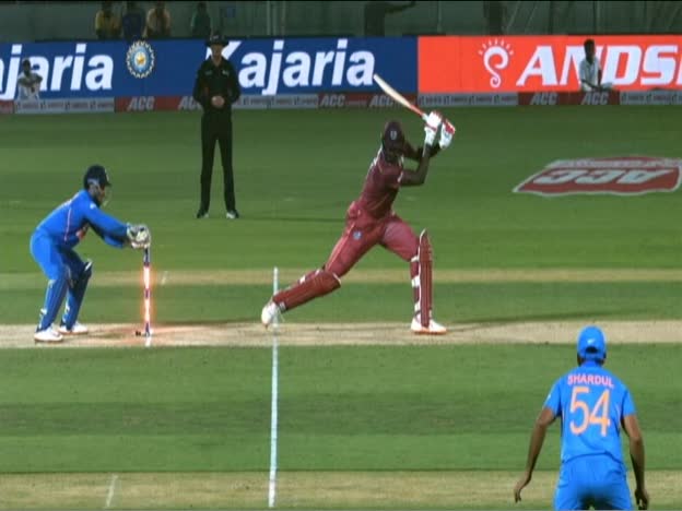 Kuldeep on a hat-trick on JioTV