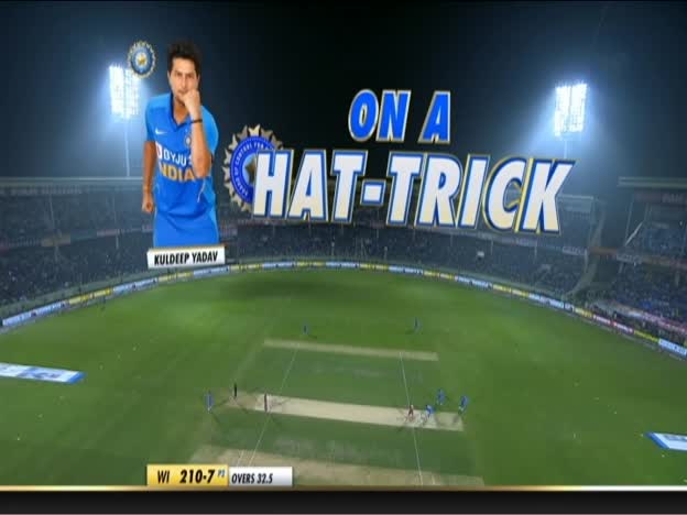 Hat-trick for Kuldeep on JioTV