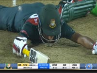 Close call for Mohammad Naim on JioTV