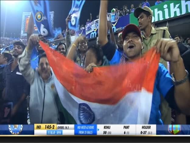 Kohli reaches 50 in style on JioTV