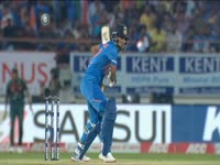 Dhawan hits double four on JioTV