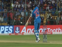 Shikhar's stunning fours on JioTV