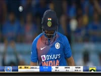 Rishabh Pant gets dismissed on JioTV