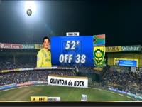 50 for de Kock! on JioTV