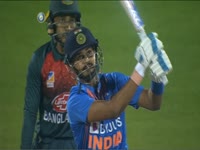 Shreyas hits a six! on JioTV