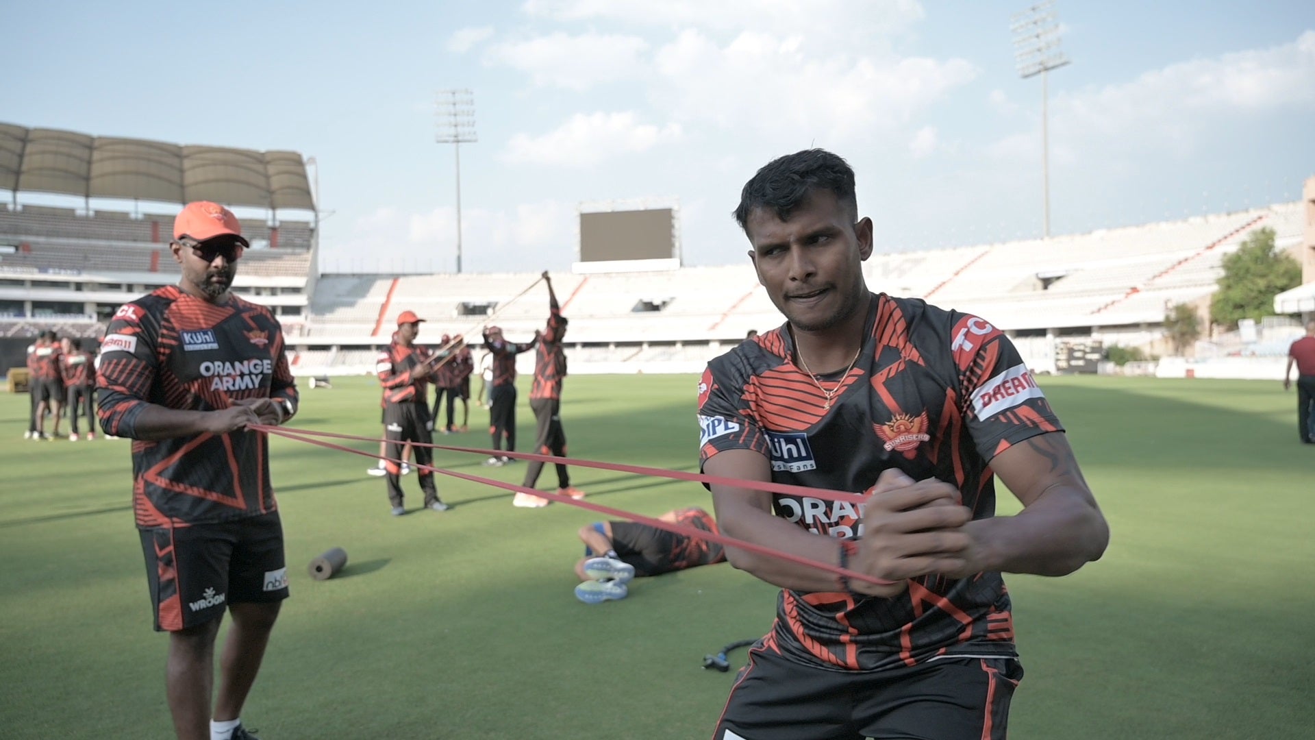 Top SRH stars get ready for the league on JioTV