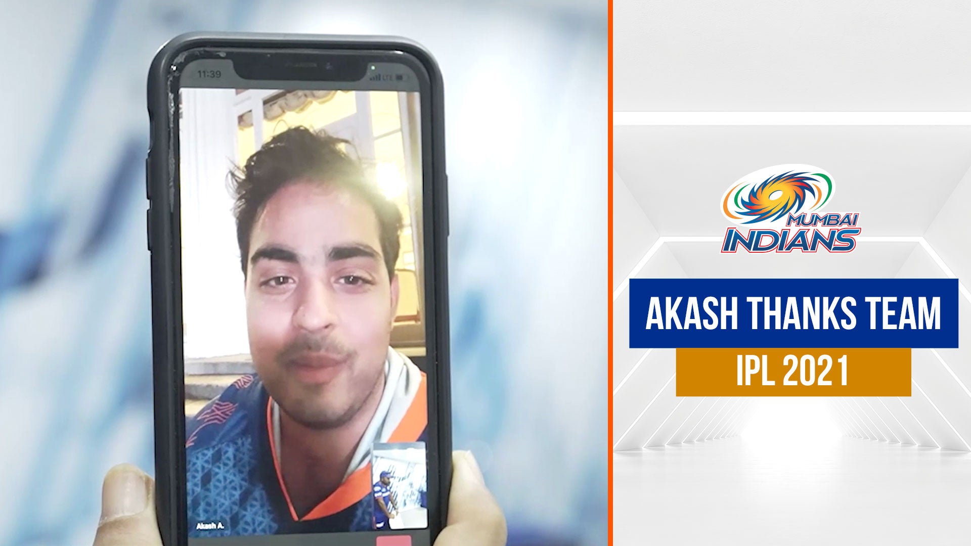 Akash Thanks Team on JioTV