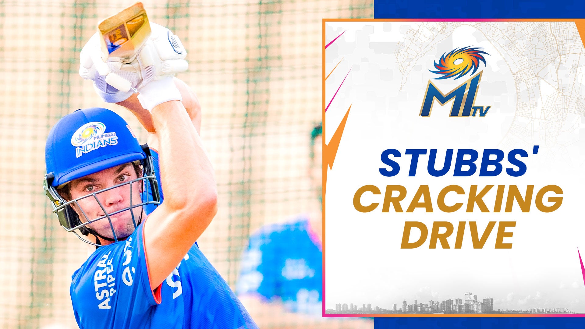 Tristan Stubbs' solid drive | Mumbai Indians on JioTV