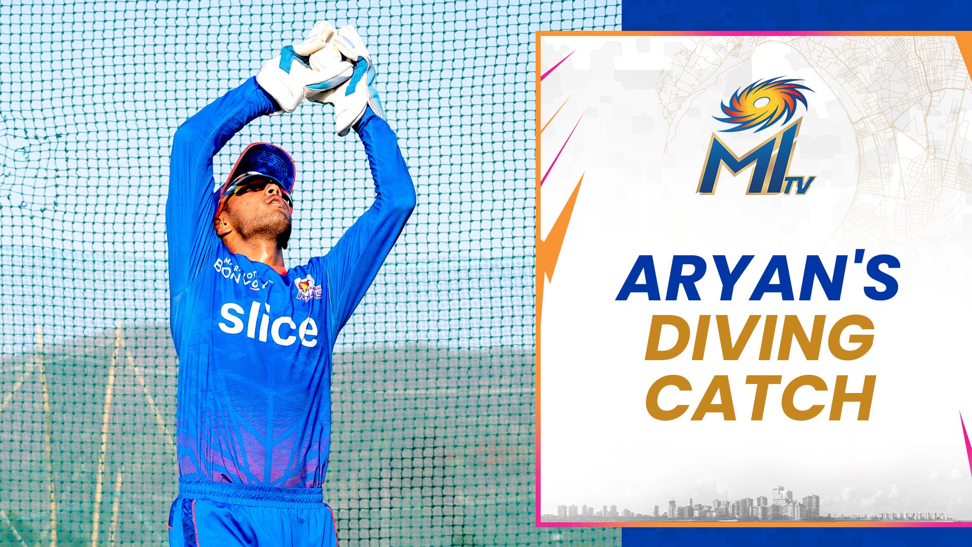 Aryan Juyal's diving catch | Mumbai Indians on JioTV