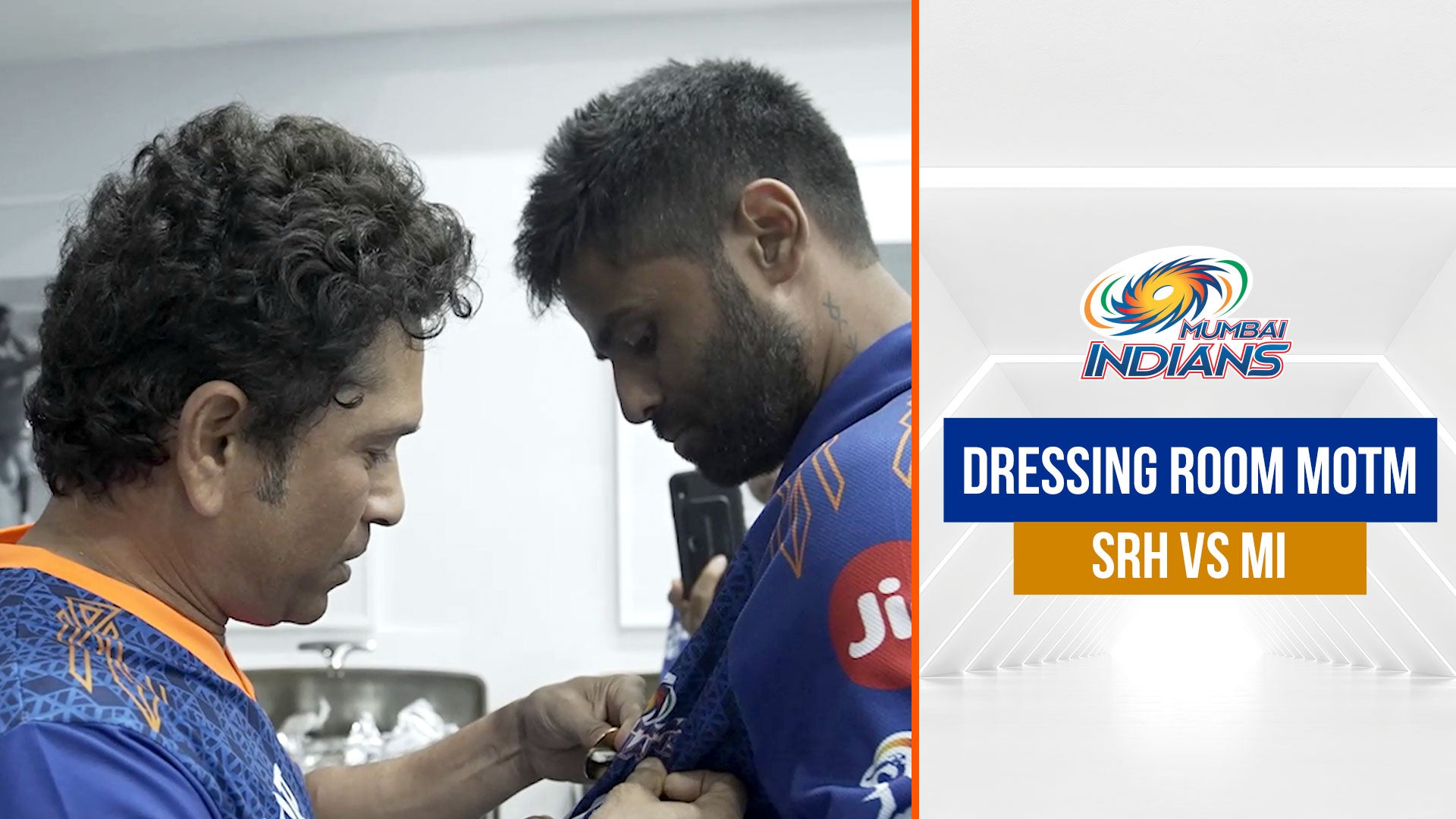 Dressing Room MOTM SRH vs MI on JioTV