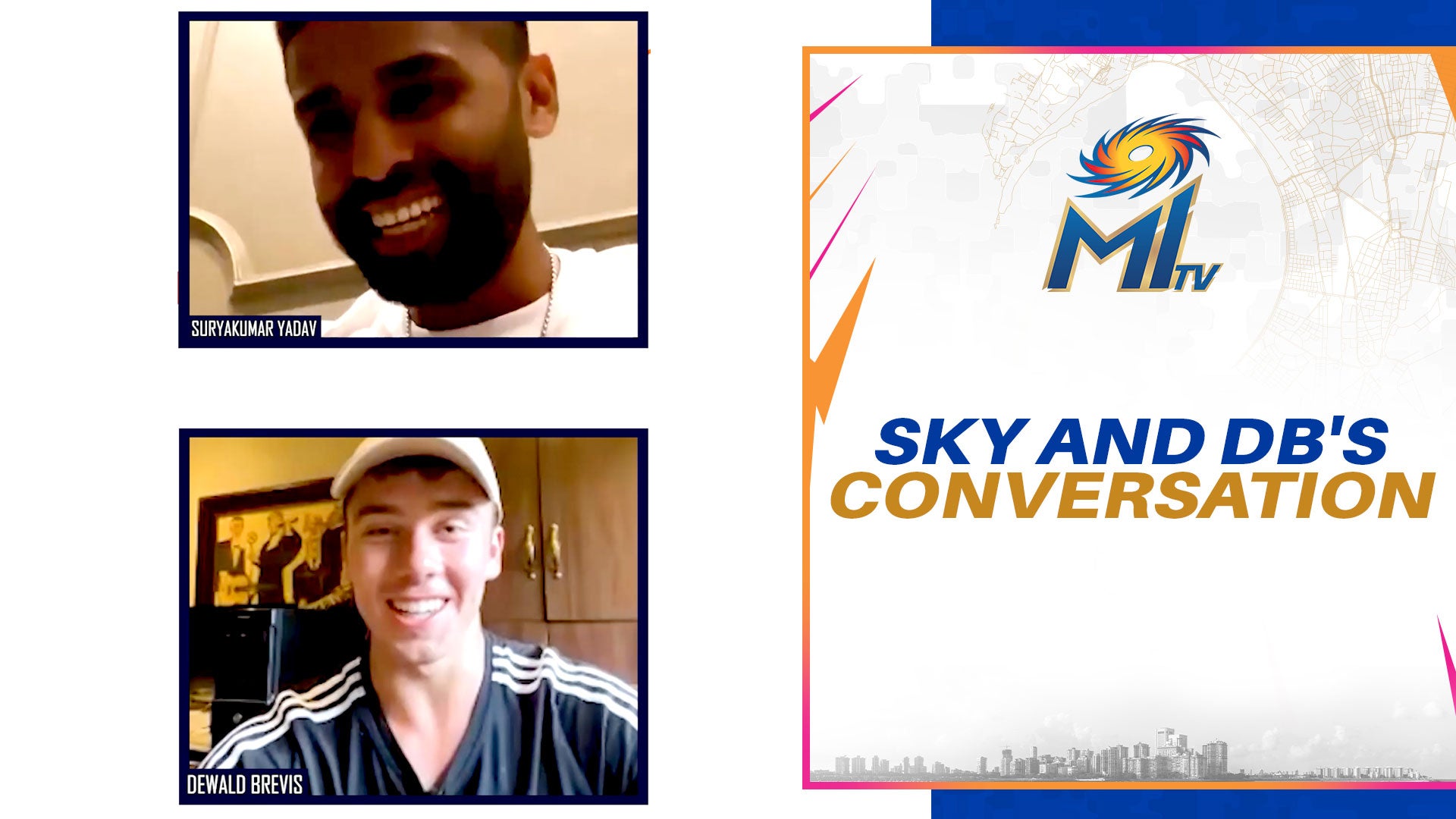 Suryakumar Yadav and Dewald Brevis in a candid conversation | Mumbai Indians on JioTV