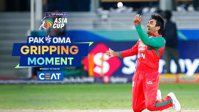 Gripping Moment - Pakistan vs Oman - 12 Sep 2025  on Sony LIV