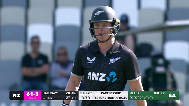 Four! Halliday Finds The Gap For A Boundary on Sony LIV