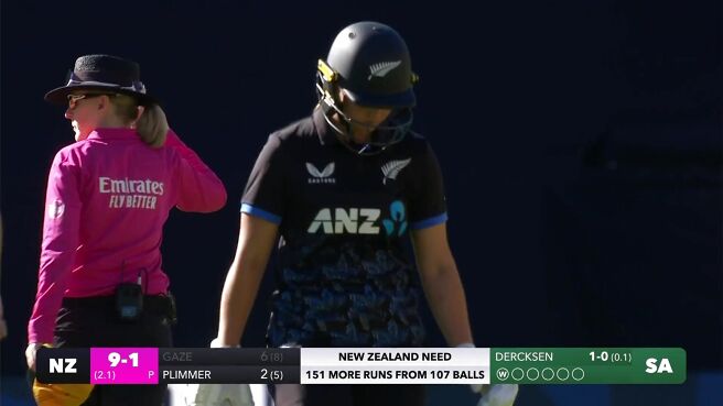 Wicket! Early Breakthrough For SA As Gaze Departs on Sony LIV