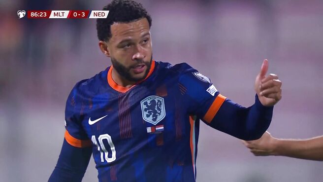 Chance! Depay Fires From Outside, But Misses By Inches on Sony LIV