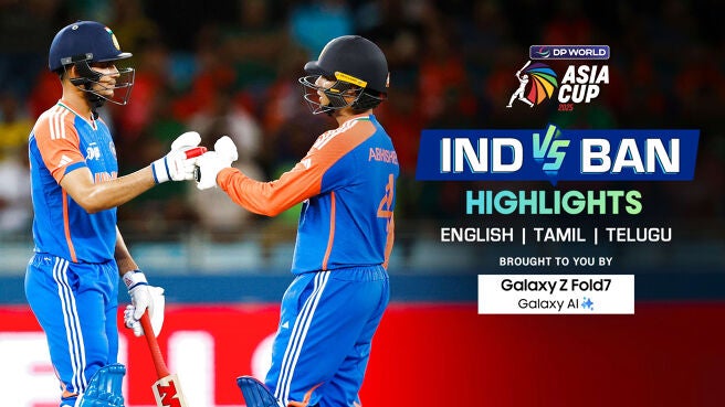 India vs Bangladesh - Super Four - Highlights - 24 Sep 2025 on Sony LIV