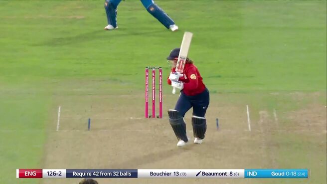 Big Over! Beaumont Goes After Kranti, Gets 15 Runs Off The Over on Sony LIV