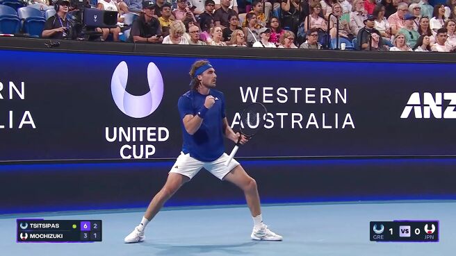 Tsitsipas vs Mochizuki - Highlights - 2 Jan 2026 on Sony LIV