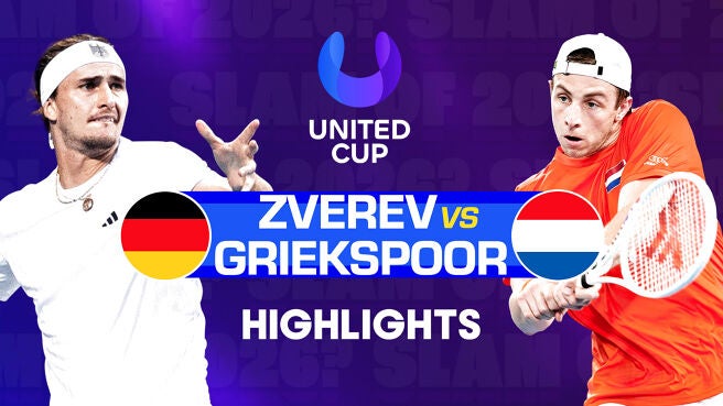 Alexander Zverev vs Tallon Griekspoor - Highlights - 4 Jan 2026  on Sony LIV