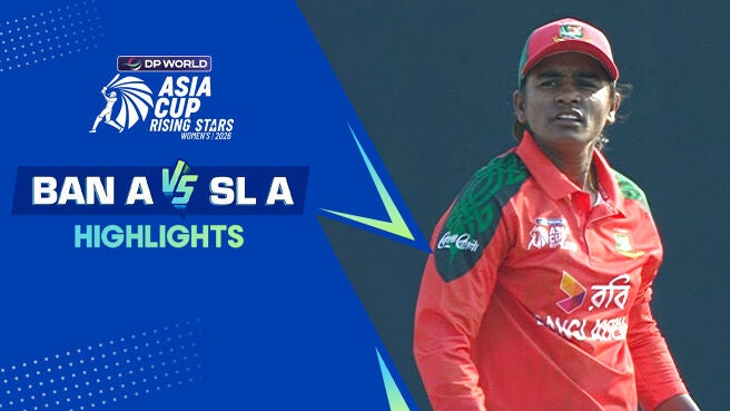 Bangladesh A Women vs Sri Lanka A Women - Highlights - 14 Feb 2026  on Sony LIV