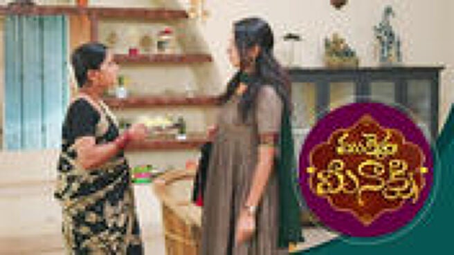 Mukkera Meenakshi season 1 episode 34 on Sun NXT