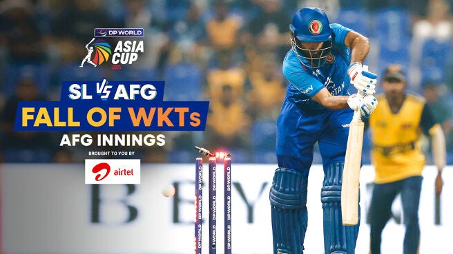 Fall of Wickets - Afghanistan - 18 Sep 2025 on Sony LIV