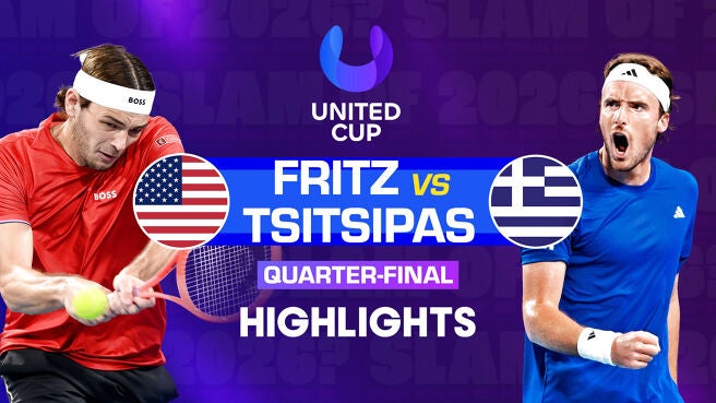 Taylor Fritz vs Stefanos Tsitsipas - Highlights - 7 Jan 2026  on Sony LIV
