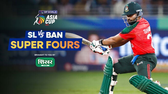 Super Fours - Sri Lanka vs Bangladesh - Super Four - 20 Sep 2025 on Sony LIV