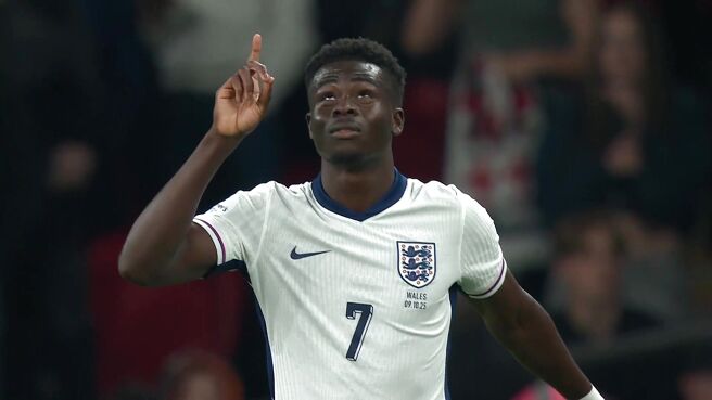 Goal! Saka Delivers An Absolute Beauty To Extend England’s Lead on Sony LIV