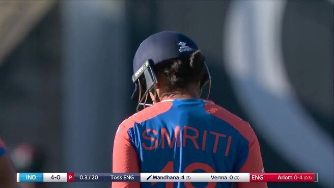 Four! Smriti Gets Going With A Boundary on Sony LIV