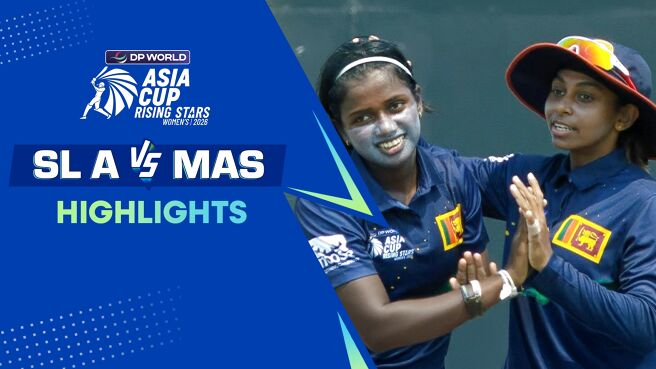 Sri Lanka A Women vs Malaysia Women - Highlights - 16 Feb 2026  on Sony LIV