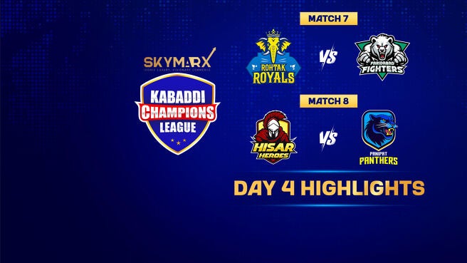 Kabaddi Champions League  Highlights Day 4 on Zee5