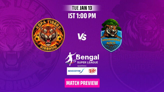 Kopa Tigers Birbhum Vs Sundarban Bengal Auto Fc on Zee5